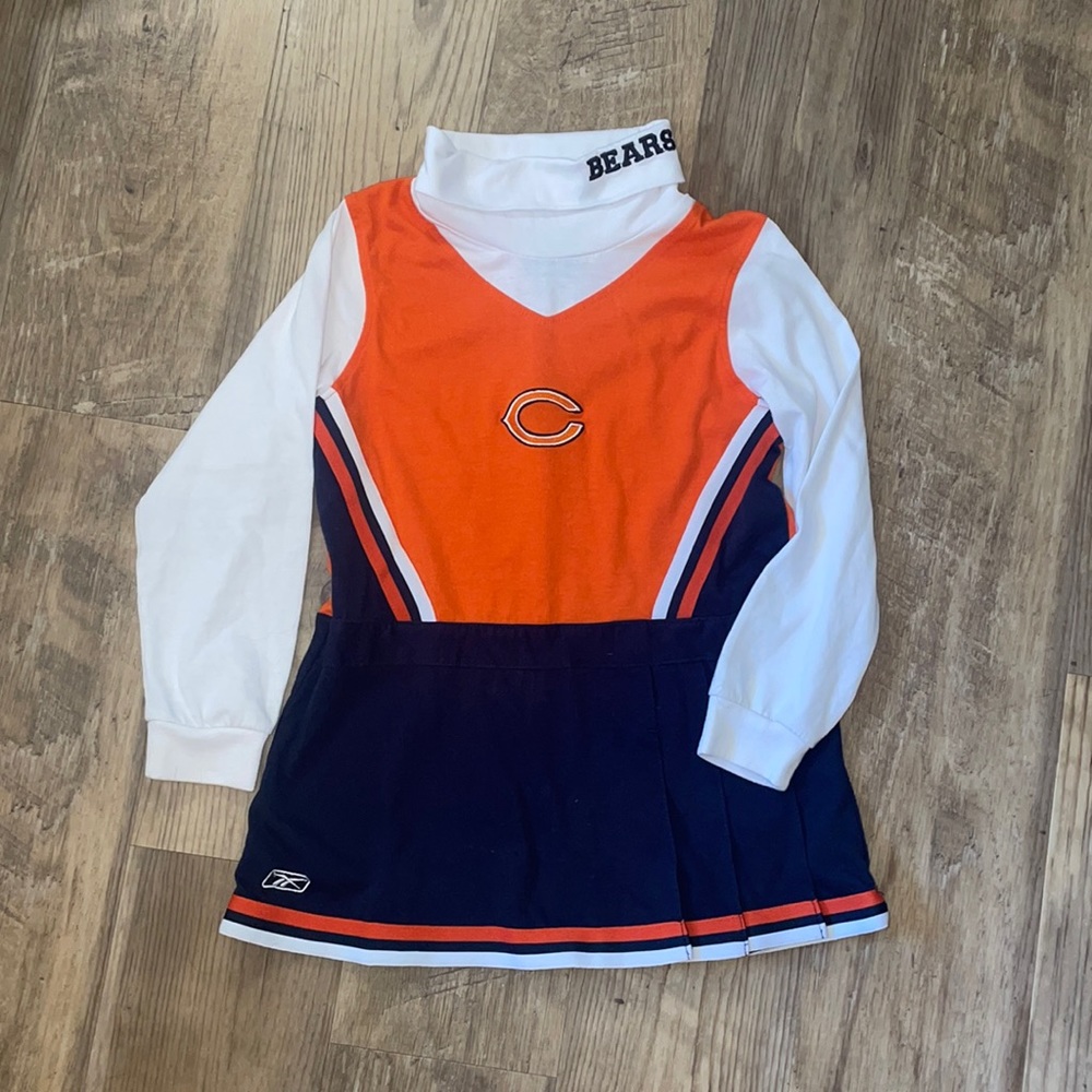 Girls Reebok Chicago Bears Child Cheerleader Dress size 5/6